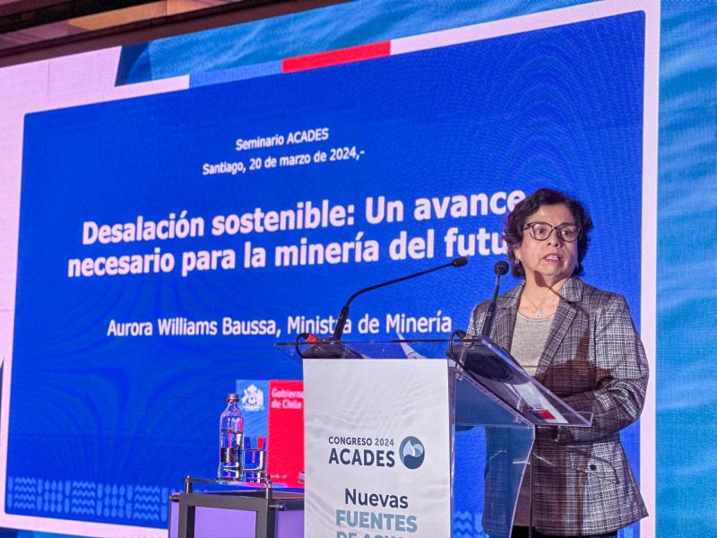 Ministra de Minería insta a generar alianzas público-privadas para avanzar en unos de infraestructura compartida