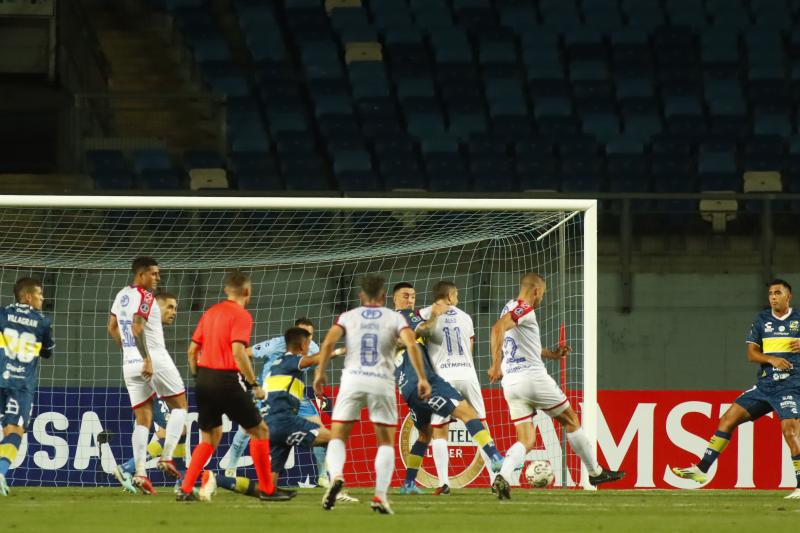 El agónico gol de Unión La Calera para decretar el triunfo en Copa Sudamericana - Créditos: Photosport