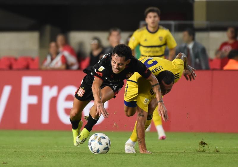 Javier Altamirano antes de su grave episodio médico ante Boca Juniors / Créditos: Photosport