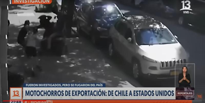 T13 - Motochorros estarían cometiendo los mismos delitos en Estados Unidos