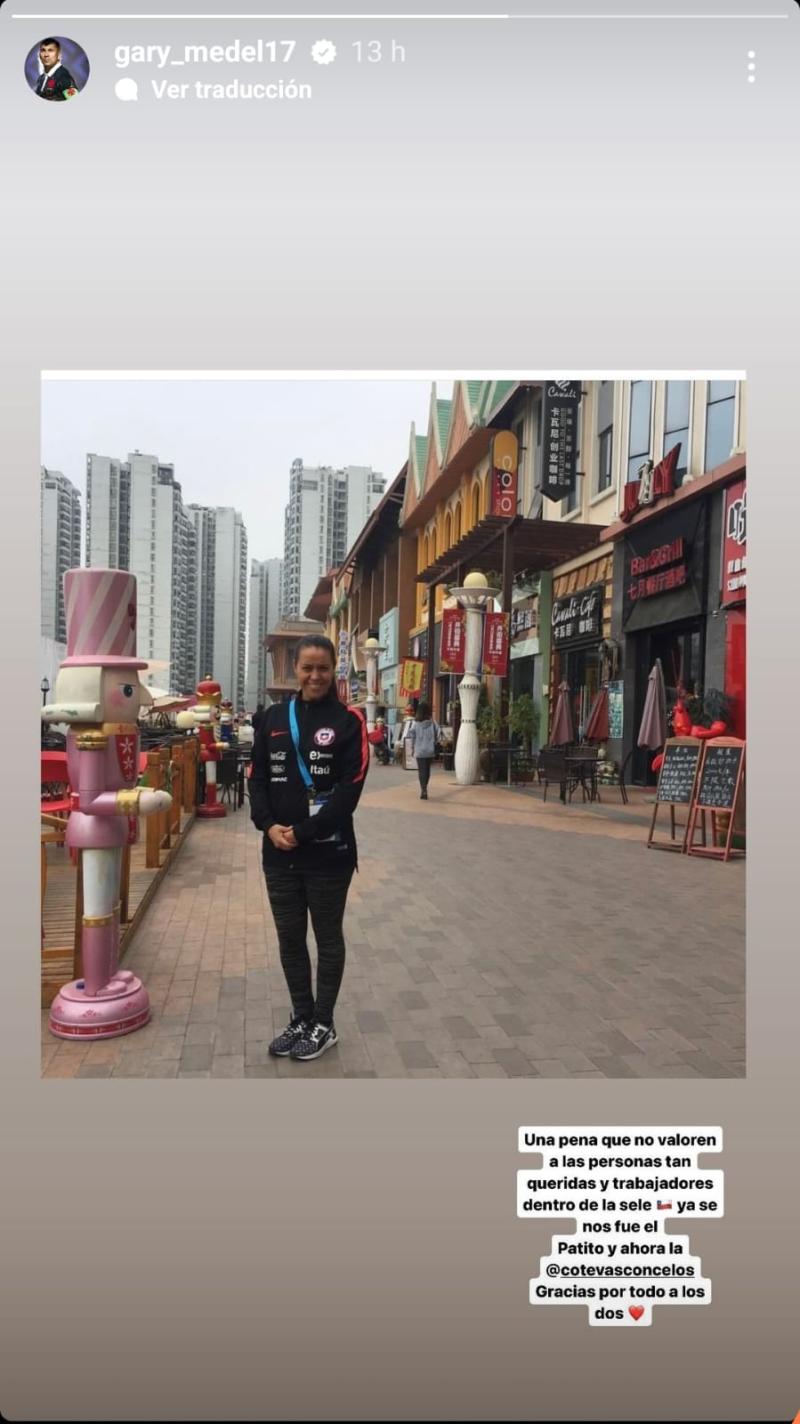 Gary Medel dedicó emotivas palabras a trabajadores despedidos de la Roja. / Foto: Instagram