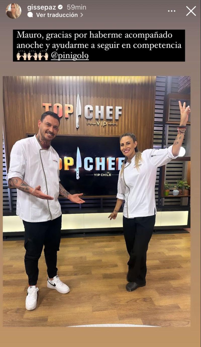 Gissella Gallardo y Mauricio Pinilla participaron en un programa de cocina - Crédito: Instagram