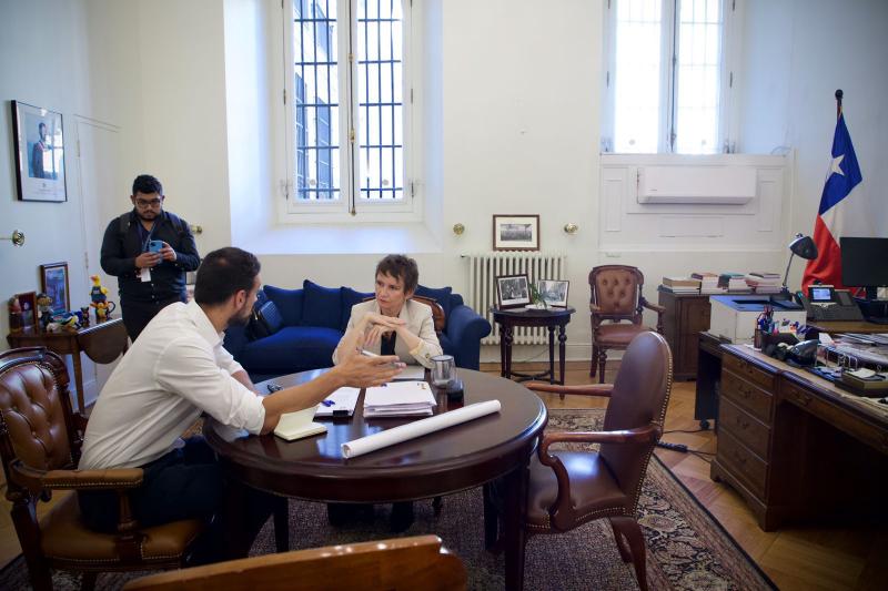 Ministerio del Interior - Alcalde de Maipú y ministra Tohá