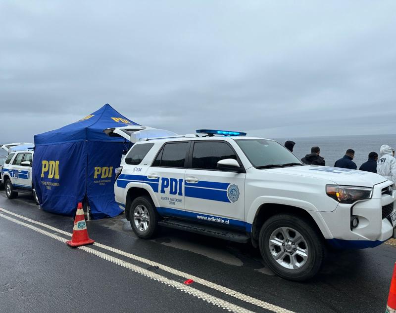 Pericias de la PDI por muerte de Ariel Millar - PDI