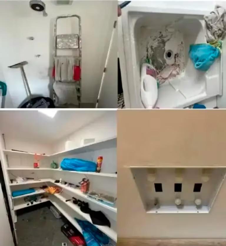 Imágenes de los daños en el departamento que habitaba Arturo Vidal en Rio de Janeiro. / Foto: O'Globo