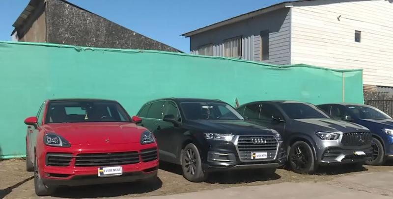 Autos incautados a banda de "El Palta" - T13