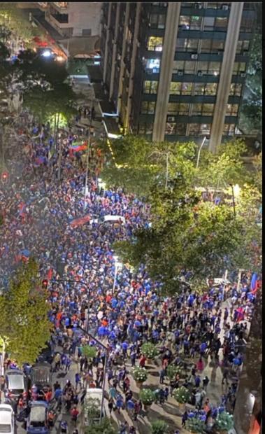 Sosafe - Barristas de la Universidad de Chile en el 'Hotelazo' en la previa al superclásico con Colo Colo