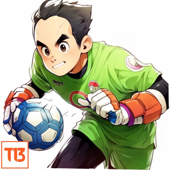 Claudio Bravo por Toriyama según IA