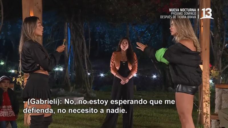 Canal 13 - Chama y Gabrieli Moreira en Tierra Brava