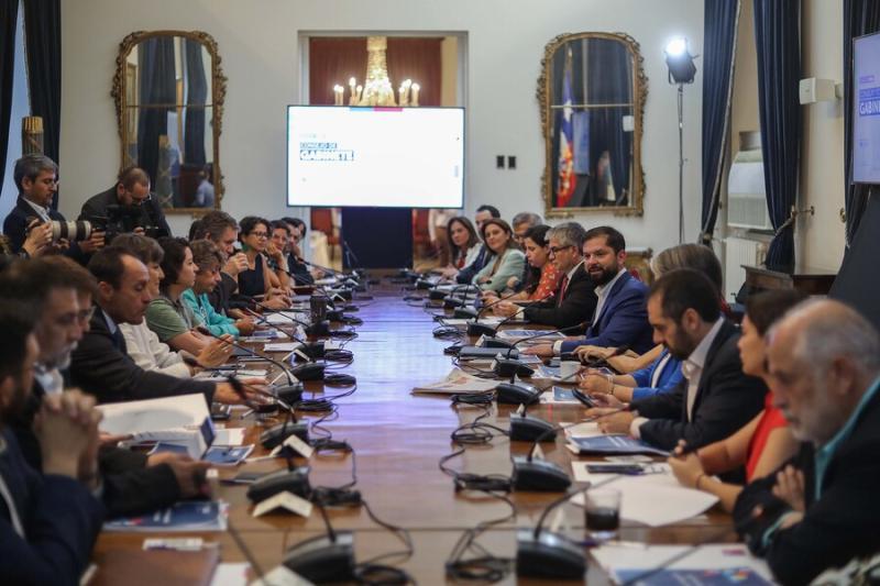 Agencia Uno - Consejo de Gabinete del Gobierno de Boric