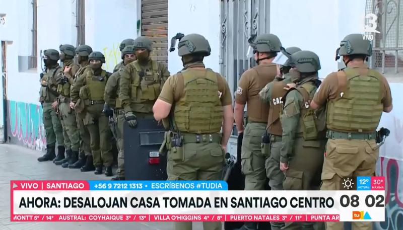 Desalojo en Santiago - Tu Día