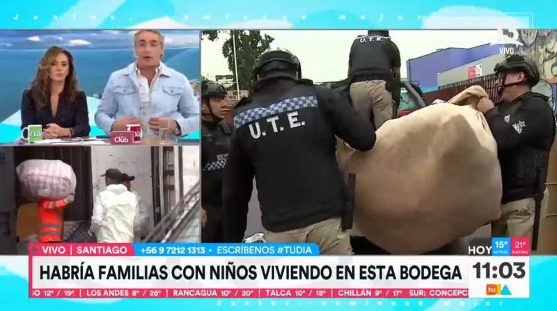 Desalojo de bodega en Barrio Meiggs - Tu Día