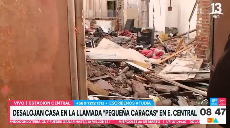 Desalojo de la "Casona del tráfico" - Tu Día