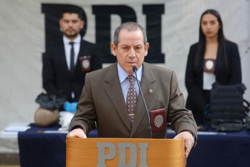 Agencia Uno - Director general de la PDI, Sergio Muñoz