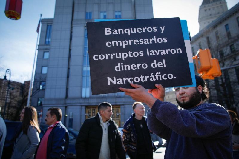 AFP - Honduras en medio de manifestaciones por expresidente del país.