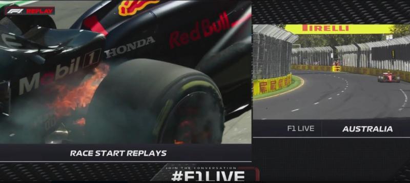 Fórmula 1 - Max Verstappen tuvo inconvenientes en la carrera