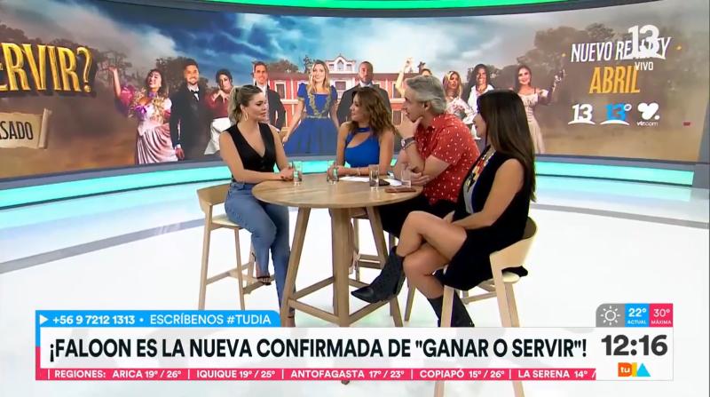 Canal 13 - Faloon Larraguibel en el matinal Tu Día