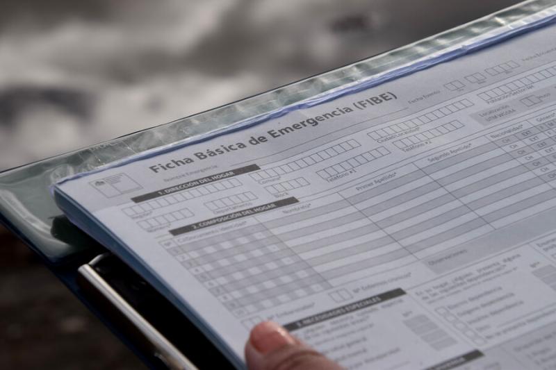 Agencia Uno - Ficha FIBE para damnificados por incendios