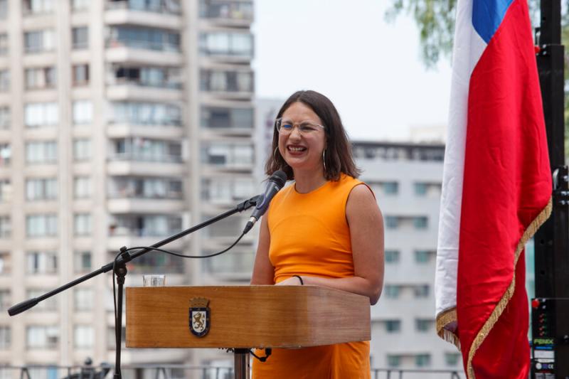 Agencia Uno - Alcaldesa de Santiago, Irací Hassler