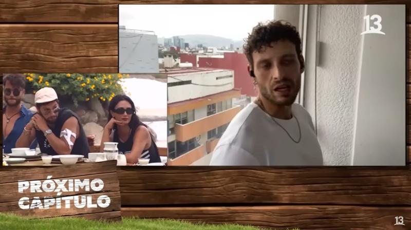 Canal 13 - Jhonatan y Pamela Díaz escuchan mensaje del hermano de Jhonatan en Tierra Brava