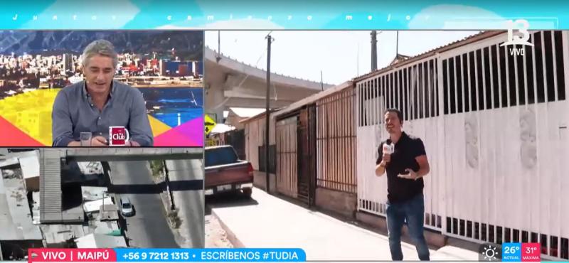 Canal 13 - Así es la toma ubicada en Maipú