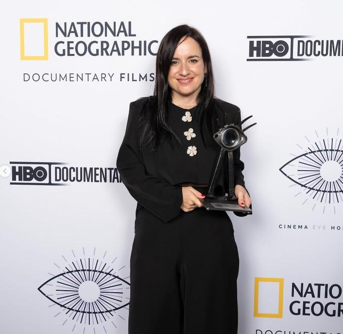 Instagram @maitealberdi en los Cinema Eyes Honors / La Memoria Infinita