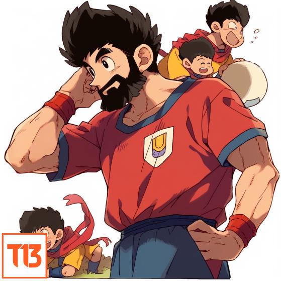 Guillermo Maripan por Toriyama según IA