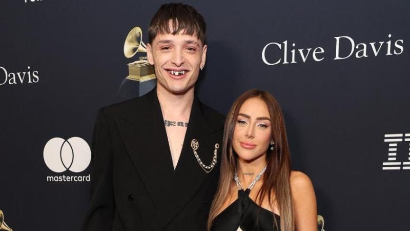 Peso Pluma y Nicki Nicole - AFP