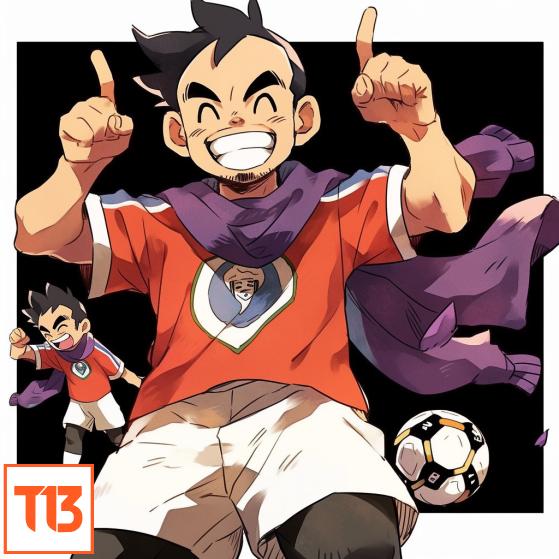 Gabriel Suazo por Toriyama según IA