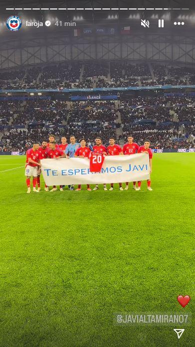 Instagram La Roja - Homenaje a Javier Altamirano