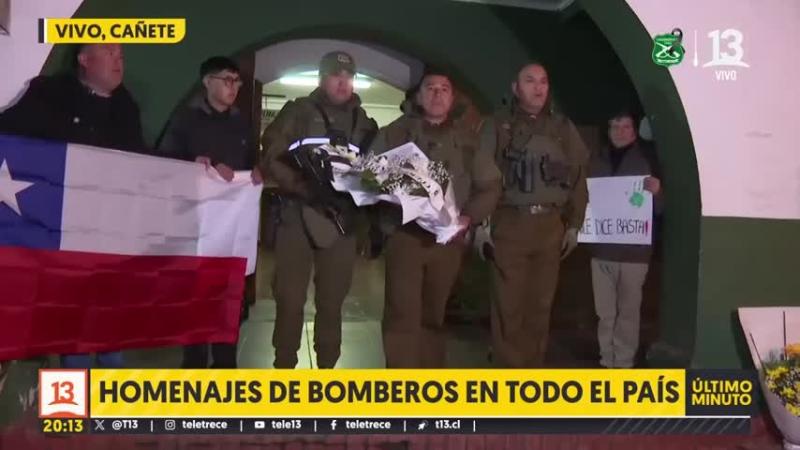 Homenaje a Carabineros Cañete