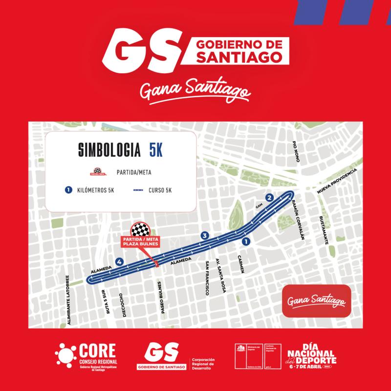 Transporte Informa - Anuncian cortes y desvíos en centro de Santiago para este domingo