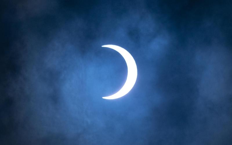 AFP - Eclipse en San José, Costa Rica