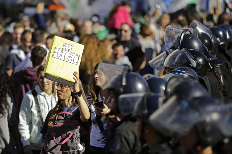 Protesta por la educación en Argentina - AFP