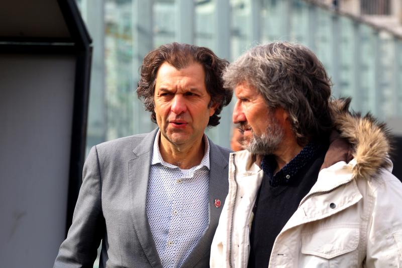 Aníbal Mosa ratificó a Daniel Morón como gerente deportivo de Colo Colo. / Agencia Uno