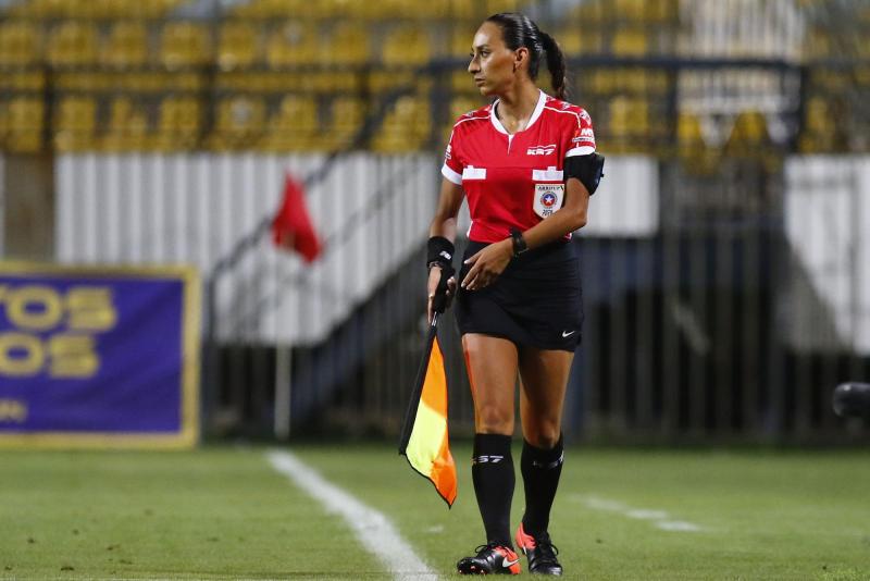 Agencia Uno - Exárbitra chilena Cindy Nahuelcoy, hoy en "¿Ganar o Servir?"