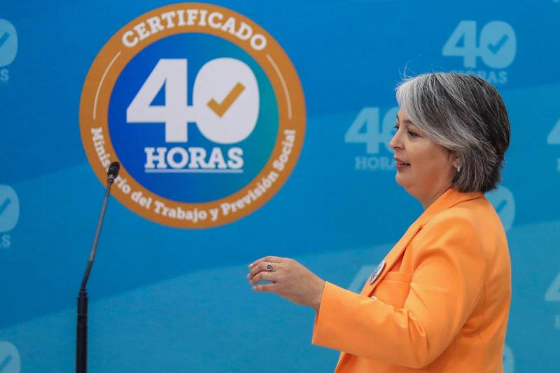 Agencia Uno - Ministra del Trabajo, Jeannette Jara, y Ley 40 Horas