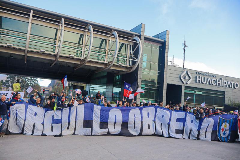 Agencia Uno - Manifestaciones por cierre de Huachipato
