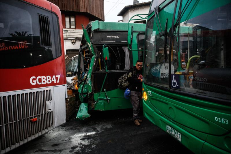Accidente de tránsito en Recoleta - Agencia Uno