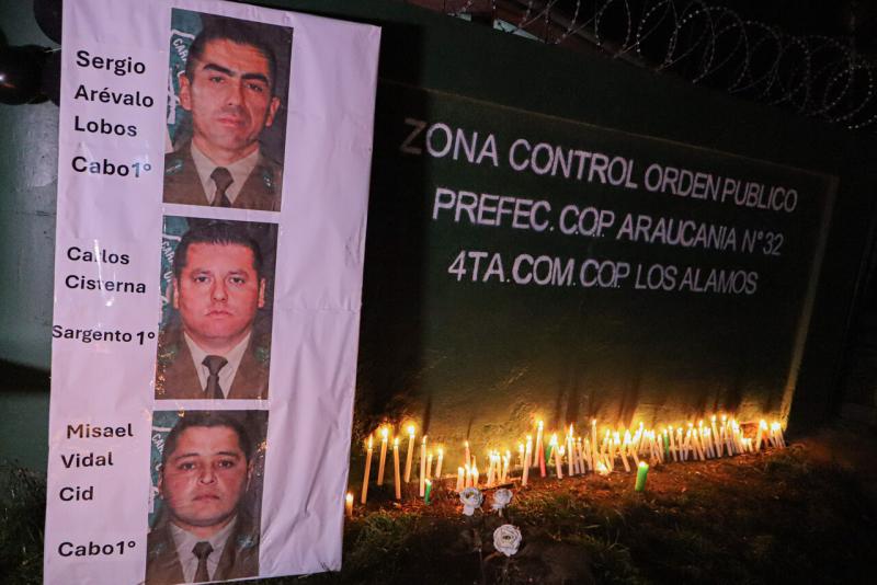 Agencia Uno - Gobierno anuncia toque de queda en Cañete, Contulmo y Tirúa comunas tras asesinato de carabineros