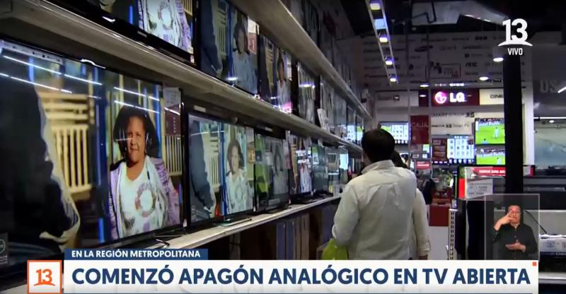 T13 - Apagón analógico en TV abierta
