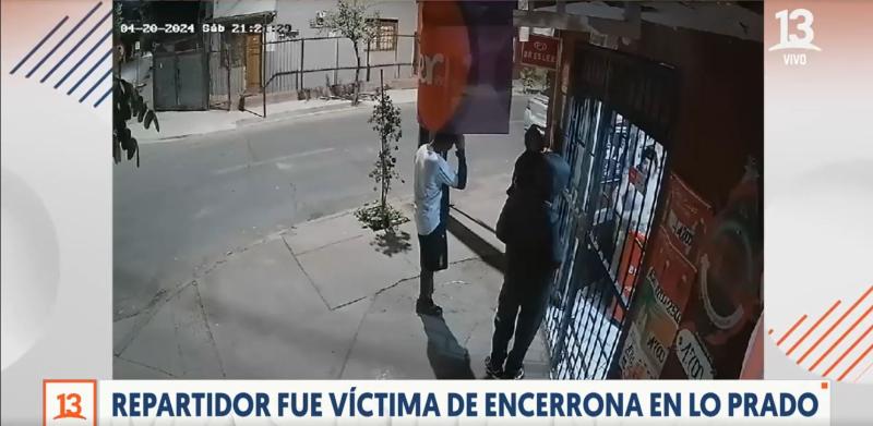 T13 - Violento robo en Lo Prado