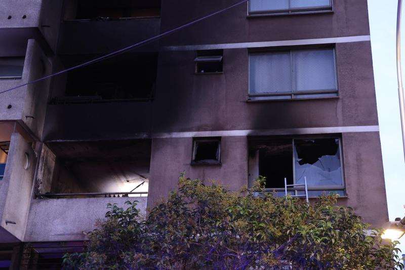 Incendio en el centro de Santiago - Aton