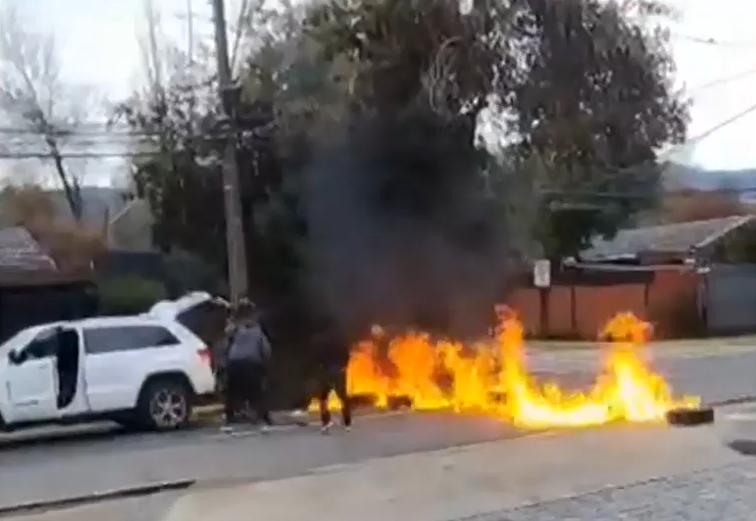Integrantes de "Los Intocables" realizaban barricadas - T13