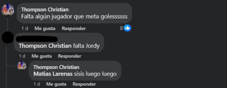 Tío de Jordhy Thompson adelante una posible vuelta del jugador a Colo Colo. / Foto: Captura