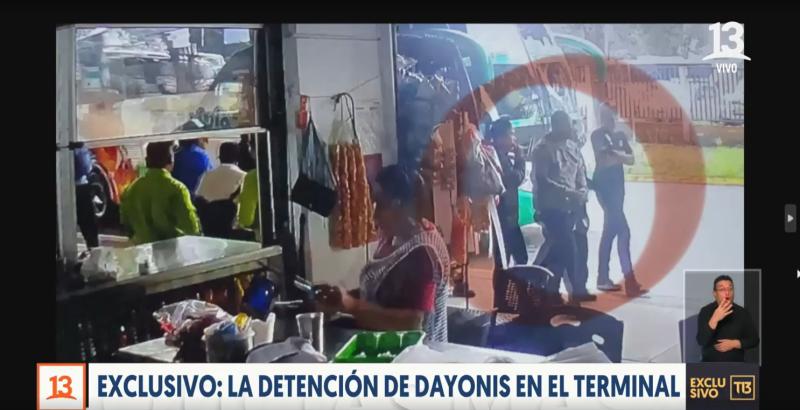 T13 - Así fue la detención de Dayonis Orozco