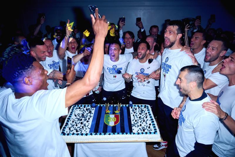 Alexis Sánchez (35) festejó con el Inter de Milán / Créditos. Photosport