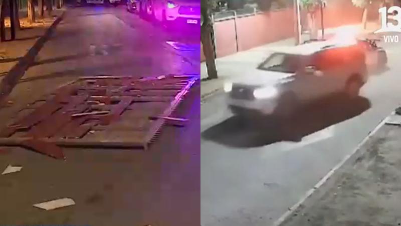 Violento asalto en hogar de La Florida: Agredieron a una víctima con destornillador y botaron el portón para huir