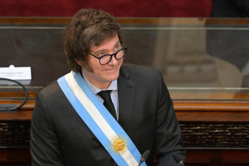 AFP - Presidente de Argentina, Javier Milei
