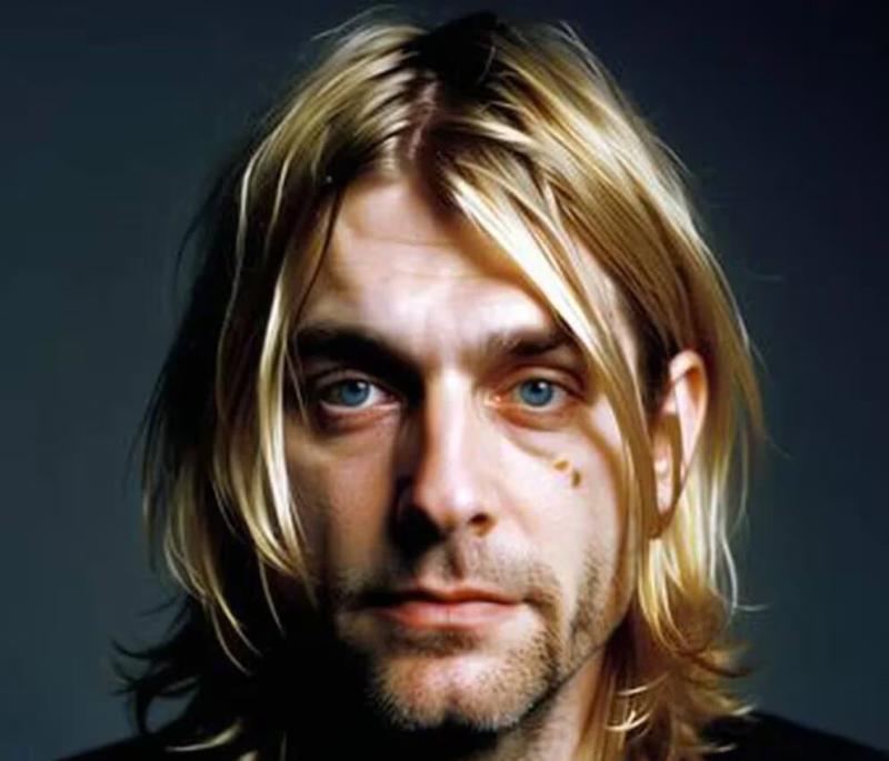 Así se vería Kurt Cobain en la actualidad, según la IA - Infobae